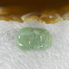Type A Jelly Green Jadeite Pixiu Pendent A货绿色翡翠貔貅牌 7.76g 23.8 by 14.8 by 10.5 mm - Huangs Jadeite and Jewelry Pte Ltd