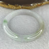 Type A Light Lavender Green Jadeite Bangle 41.03g 11.0 by 7.4 mm 53.1 mm Internal Diameter 53.1 mm (Some Internal Lines) - Huangs Jadeite and Jewelry Pte Ltd