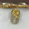 Good Grade Natural Golden Shun Fa Rutilated Quartz Pixiu Charm for Bracelet 天然金顺发水晶貔貅 6.43g 22.9 by 14.2 by 11.8mm - Huangs Jadeite and Jewelry Pte Ltd