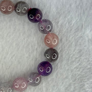Natural Super 7 Beads Bracelet 30.16g 17.5cm 10.4mm 20 Beads - Huangs Jadeite and Jewelry Pte Ltd