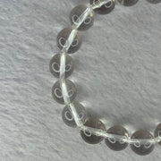 Natural Clear Quartz Bracelet 天然白水晶手链 30.91g 17cm 10.6mm 19 Beads - Huangs Jadeite and Jewelry Pte Ltd