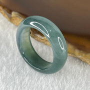 Type A Icy Blueish Green Jadeite Ring 4.13g 6.9 by 3.6mm US7.7 HK16.8 (Perfect) - Huangs Jadeite and Jewelry Pte Ltd