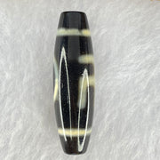 Natural Powerful Tibetan Old Oily Agate 1 Eye With Swastika Dzi Bead (Hotu Dzi) 7.60g 38.3 by 11.7mm - Huangs Jadeite and Jewelry Pte Ltd