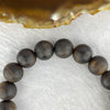 Rare Very Very High End Very Old Wild Vietnam Qi Nan Sinking Type Agarwood Beads Bracelet 罕见非常高端非常古老野生越南奇南沉沉型沉香珠手链 17.81g 17cm 11.2mm 19 Beads - Huangs Jadeite and Jewelry Pte Ltd