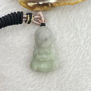 Type A Light Green Jadeite Baby Buddha Pendent 11.45g 33.2 by 21.0 by 8.4mm - Huangs Jadeite and Jewelry Pte Ltd