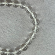 Natural Clear Quartz Bracelet 天然白水晶手链 18.64g 16.5cm 8.4mm 24 Beads - Huangs Jadeite and Jewelry Pte Ltd