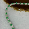 Natural Emeralds (Beryl) 25.0 cts. Total 42.34g including 31 Emeralds, 121 Natural Diamonds in 8k White Gold with NGI Cert No. 82835786 - Huangs Jadeite and Jewelry Pte Ltd