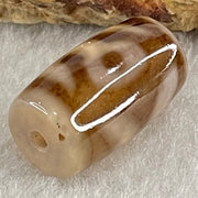 Natural Powerful Tibetan Old Oily Agate Patina Guiren Tairen Human Dzi Bead Totem Amulet Heavenly Master (Tian Zhu) 贵人天诛 4.72g 20.0 by 11.7mm - Huangs Jadeite and Jewelry Pte Ltd