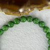 Natural Emerald And Ruby Zoisite Beads Bracelet 18.40g 15.5cm 7.7mm 25 Beads - Huangs Jadeite and Jewelry Pte Ltd