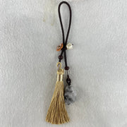 Type A Lavender with Wuji Black Patches Jadeite Male Pixiu Pendant 11.00g 26.0 by 17.7 by 12.8mm - Huangs Jadeite and Jewelry Pte Ltd