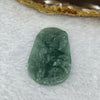 Type A  Blueish Jadeite Dragon Pendant  7.04g 24.1 by 39.6 by 3.6mm - Huangs Jadeite and Jewelry Pte Ltd
