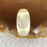 Natural Powerful Tibetan Old Oily Agate Tiger Tooth Daluo Dzi Bead Heavenly Master (Tian Zhu) 虎呀天诛 2.98g 20.1 by 10.3mm - Huangs Jadeite and Jewelry Pte Ltd
