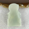 Type A Faint Green Lavender Jadeite Tua Pek Kong 他伯公 Pendant 57.85g 54.7 by 32.2 by 17.0mm - Huangs Jadeite and Jewelry Pte Ltd