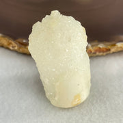 Natural White Milky Quartz Mini Hedgehog Display 43.66g 47.0 by 26.8 by 26.1mm - Huangs Jadeite and Jewelry Pte Ltd