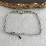 Certified Moissanites Bracelet in S925 Sliver 3.10g 7.0 by 2.5mm - Huangs Jadeite and Jewelry Pte Ltd