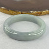Type A Icy Lavender & Green Jade Jadeite Bangle 61.57g inner diameter 56.6mm thickness 13.5 by 8.4mm - Huangs Jadeite and Jewelry Pte Ltd