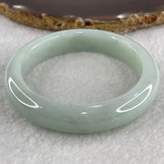 Type A Blueish Green with Faint Lavender Jadeite Bangle Internal Diameter 53.9mm 54.99g 12.5 by 8.7mm (Very Slight Internal Line ) - Huangs Jadeite and Jewelry Pte Ltd