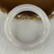 Natural Type A Jelly Faint Lavender Jadeite Bangle 64.29g Inner Diameter 51.4mm 11.4 by 11.2mm (Slight External Line) - Huangs Jadeite and Jewelry Pte Ltd