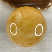 Natural Citrine Display Sphere Ball with Wooden Stand Display 730.53g 79.4 by 91.6mm - Huangs Jadeite and Jewelry Pte Ltd