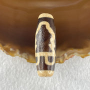 Natural Powerful Tibetan Old Oily Agate Full Body Zha Ji La Mu Female Cai Shen God of Fortune Zakiram Dzi Bead Heavenly Master (Tian Zhu) 扎基拉姆天珠 10.53g 39.1 by 13.2mm - Huangs Jadeite and Jewelry Pte Ltd