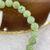 Type A Semi Icy Green Jadeite 25 beads bracelet 7.5mm 17.06g - Huangs Jadeite and Jewelry Pte Ltd