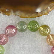 Very Good Natural Tourmaline Crystal Beads Bracelet 28.33g 13.5cm 10.4mm 17Beads - Huangs Jadeite and Jewelry Pte Ltd