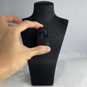Certified Natural Type A Black Omphacite Jadeite Pixiu pair Pendant Each About 60.23g 49.5 by 27.7 by 20.8mm And 62.48g 50.3 by 28.7 by 21.0mm - Huangs Jadeite and Jewelry Pte Ltd