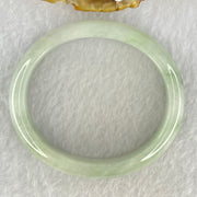 Type A Light Blueish Green Jadeite Bangle Internal Diameter 55.1mm 41.53g 12.2 by 7.2mm (Internal Lines) - Huangs Jadeite and Jewelry Pte Ltd