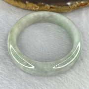 Type Seni Icy Light Sky Blue With Blueish Green Piao Hua 47.68g 12.0 by 8.1 mm Internal Diameter 56.8 mm (Slight External Lines) - Huangs Jadeite and Jewelry Pte Ltd