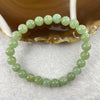 Type A Semi Icy Green Jadeite 25 beads bracelet 7.5mm 17.06g - Huangs Jadeite and Jewelry Pte Ltd