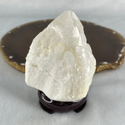 Natural Milky White Quartz Display 240.66g 63.8 by 63.3 by 87.1mm - Huangs Jadeite and Jewelry Pte Ltd