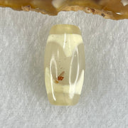 Natural Powerful Tibetan Old Oily Agate Tiger Tooth Daluo Dzi Bead Heavenly Master (Tian Zhu) 虎呀天诛 3.18g 20.1 by 10.4mm - Huangs Jadeite and Jewelry Pte Ltd