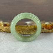 Type A Green Jadeite Ring 4.17g 6.5 by 3.5mm US7.1 HK15.5 (Very Slight External Rough) - Huangs Jadeite and Jewelry Pte Ltd