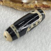 Natural Powerful Tibetan Old Oily Agate Snake Dzi Bead Heavenly Master (Tian Zhu) 蛇天珠 8.14g 36.8 by 11.6mm - Huangs Jadeite and Jewelry Pte Ltd