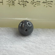 Type A Grey Wuji Jadeite Beads for Bracelet/Necklace/Earring/Ring 1.65g 9.8mm - Huangs Jadeite and Jewelry Pte Ltd