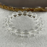 Natural Clear Quartz Beads Bracelet 26.40g 15cm 10.1mm 19 Beads - Huangs Jadeite and Jewelry Pte Ltd