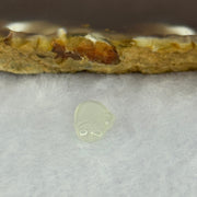 Type A Icy Faint Green Jadeite Rabbit Charm 0.55g 12.1 by 3.4 by 7.8mm - Huangs Jadeite and Jewelry Pte Ltd