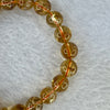 Natural Mountain Yellow Pyramid citrine bracelet 金字塔黄水晶手牌 25.00g 16.5cm 9.7mm 20 Beads - Huangs Jadeite and Jewelry Pte Ltd