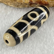 Natural Powerful Tibetan Old Oily Agate Huan Xi Fo Dzi Bead Heavenly Master (Tian Zhu) 歡喜佛天珠 9.16g 38.0 by 12.3mm - Huangs Jadeite and Jewelry Pte Ltd