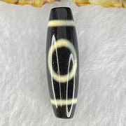 Natural Powerful Tibetan Old Oily Agate 1 Eye With Swastika Dzi Bead (Hotu Dzi) 7.60g 38.3 by 11.7mm - Huangs Jadeite and Jewelry Pte Ltd