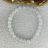 Type A Jelly White Jadeite Bracelet 6.8mm 27 Beads 14.14g - Huangs Jadeite and Jewelry Pte Ltd