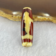 Natural Powerful Tibetan Old Oily Agate Guan Yin Dzi Bead Heavenly Master (Tian Zhu) 观音天珠 8.51g 37.7 by 11.9mm - Huangs Jadeite and Jewelry Pte Ltd