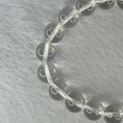 Natural Clear Quartz Bracelet 天然白水晶手链 30.67g 17cm 10.6mm 19 Beads - Huangs Jadeite and Jewelry Pte Ltd