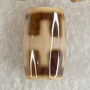 Natural Powerful Tibetan Old Oily Agate Patina Guiren Tairen Human Dzi Bead Totem Amulet Heavenly Master (Tian Zhu) 贵人天诛 4.85g 19.7 by 11.8mm - Huangs Jadeite and Jewelry Pte Ltd