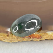Type A Wuji Grey Jadeite Cabouchon Stone For Setting 5.67g 22.4 by 14.6 by 9.5mm - Huangs Jadeite and Jewelry Pte Ltd