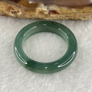 Certified Natural Type A Icy Blueish Green Jadeite Ring 3.48g 4.7 by 4.0mm US 7.4 HK 16.4 (Perfect) - Huangs Jadeite and Jewelry Pte Ltd