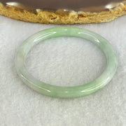 Type A Lavender and Green Jadeite Baby Bangle Internal Diameter 44.4mm 12.38g 5.1 by 5.7mm - Huangs Jadeite and Jewelry Pte Ltd