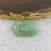 Type A Jelly Green Jadeite Pixiu Pendent A货绿色翡翠貔貅牌 8.32g 23.6 by 14.5 by 12.3 mm - Huangs Jadeite and Jewelry Pte Ltd