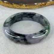 Type A Lavender with Wuji Grey and Green Jadeite Bangle Internal Diameter 56.4mm 78.54g 15.1 by 9.5mm (Very Slight Internal Line) - Huangs Jadeite and Jewelry Pte Ltd