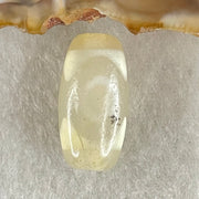 Natural Powerful Tibetan Old Oily Agate 3 Eyes Dzi Bead Heavenly Master (Tian Zhu) 三眼天诛 3.05g 19.9 by 10.4mm - Huangs Jadeite and Jewelry Pte Ltd